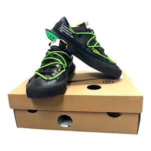 Nike Blazer Low Off-White Black Electro Green DH7863-001 Mens Size New 7.5 W 9.5